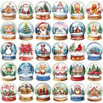 Alfinetes de esmalte de Natal Landical, 30 peças, broches de lapela de liga colorida Alfinetes de esmalte de Natal Landical, 30 peças, broches de lapela de liga colorida