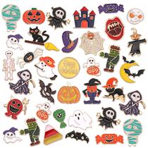 Alfinetes de Halloween SANNIX, 60 unidades, lapela esmaltada, estilos variados