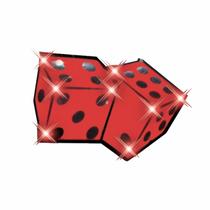 Alfinetes de lapela com luz corporal intermitente Dice Blinkee Alfinetes de lapela com luz corporal intermitente Dice Blinkee