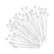 Alfinetes De Olho Em Aço Inoxidável Cor Dourada 50PCS 100PCS Conectores De Agulha Para Joias DIY