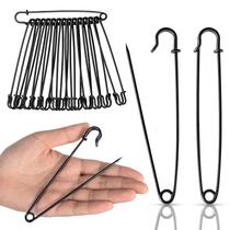 Alfinetes de segurança Maxdot, 13 cm, Heavy Duty Black, pacote com 20 Alfinetes de segurança Maxdot, 13 cm, Heavy Duty Black, pacote com 20