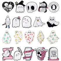 Alfinetes esmaltados Sasylvia Halloween Skull Spooky Ghost x20 Alfinetes esmaltados Sasylvia Halloween Skull Spooky Ghost x20