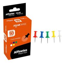 Alfinetes para Mapa Jocar Taça Coloridos - Caixa c/ 50 unidades Alfinetes para Mapa Jocar Taça Coloridos - Caixa c/ 50 unidades