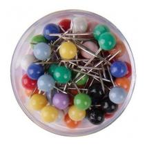 Alfinetes Para Mapa N3 Diâmetro 6mm Colorido 25UN - ACC