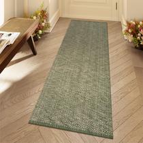 Alfombra corredor para cocina LEEVAN lavable 60x180 cm verde y natural Alfombra corredor para cocina LEEVAN lavable 60x180 cm verde y natural