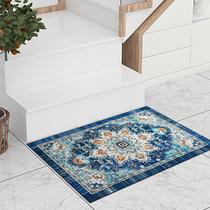 Alfombra de Área Bohemia Fácil de Lavar 60x90cm Mandarina Vintage Alfombra de Área Bohemia Fácil de Lavar 60x90cm Mandarina Vintage