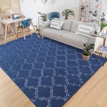 Alfombra de Área Chicrug Shag Geométrica Moderna 180x270 cm con Espuma Viscoelástica