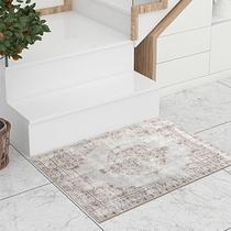 Alfombra de Área Easy-Going 61x91 cm Lavable Antideslizante Vintage Gris