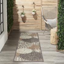 Alfombra de Área Nourison Aloha Interior/Exterior 70x365 cm Natural