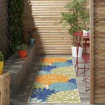 Alfombra de área Nourison Aloha para interior/exterior multicolor 70x365 cm Alfombra de área Nourison Aloha para interior/exterior multicolor 70x365 cm