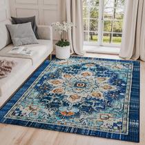 Alfombra de Área Tangerina Vintage Fácil de Lavar 240x300 cm Alfombra de Área Tangerina Vintage Fácil de Lavar 240x300 cm