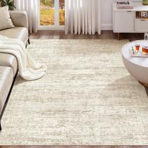 Alfombra de Área UERMEI 5x7 Beige Marrón Lavable Antideslizante Alfombra de Área UERMEI 5x7 Beige Marrón Lavable Antideslizante