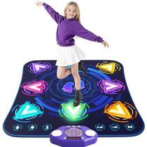 Alfombra de Baile ANNKIE Bluetooth con 8 Botones Iluminados y 5 Modos de Juego