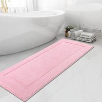Alfombra de Baño SHACOS 61x152 cm Suave Antideslizante Rosa Alfombra de Baño SHACOS 61x152 cm Suave Antideslizante Rosa