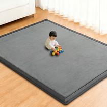 Alfombra de Juego para Bebé RONGFA 180x150cm Espuma Gruesa Antideslizante Gris