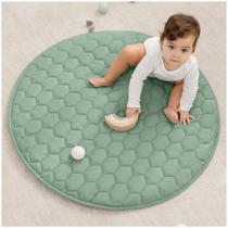 Alfombra de Juego Redonda para Niños Comfy Cubs 91 cm Suave, Acolchonada y Antideslizante