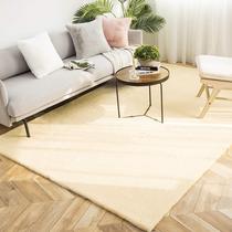 Alfombra de Piel Sintética de Conejo Ashler Home Deco 183x274cm Amarilla