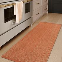 Alfombra LEEVAN Terra de Algodón Tejida 60x130 cm Lavable para Cocina