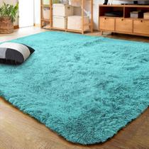 Alfombra LOCHAS 91x152 cm Ultra Suave y Esponjosa Azul Verdoso Alfombra LOCHAS 91x152 cm Ultra Suave y Esponjosa Azul Verdoso