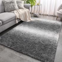 Alfombra Merelax Gradiente 4x6 Gris Suave y Esponjosa Alfombra Merelax Gradiente 4x6 Gris Suave y Esponjosa