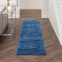 Alfombra Nourison Essentials Azul Marino 67x229 cm para Interior y Exterior