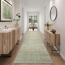 Alfombra Pasillera Art&Tuft 61x305 cm Antideslizante Lavable Verde Alfombra Pasillera Art&Tuft 61x305 cm Antideslizante Lavable Verde