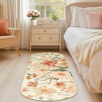 Alfombra Runner Jinchan Floral 60x150 cm Lavable Antideslizante Rosa/Gris Alfombra Runner Jinchan Floral 60x150 cm Lavable Antideslizante Rosa/Gris