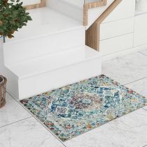 Alfombra Vintage Bohemia Fácil de Llevar 61x91 cm Antideslizante y Lavable