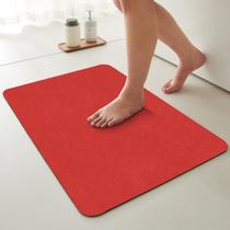 Alfombrilla de Baño TYUU 51x76 cm Roja, Antideslizante, Absorbente y Fina Alfombrilla de Baño TYUU 51x76 cm Roja, Antideslizante, Absorbente y Fina