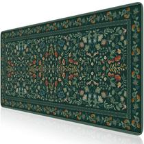 Alfombrilla de Escritorio iCasso Grande 90x40 cm Antideslizante Verde Oscuro