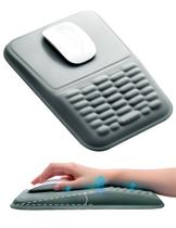 Alfombrilla Ergonómica para Ratón Vaydeer 30x19x4 cm Espuma Viscoelástica Gris