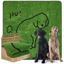 Alfombrillas Para Cachorros Reutilizables Qeils, Almohadillas Lavables para Orinar de Perro 72x72 cm