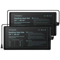 Alfombrillas Térmicas para Semillas VIVOHOME Impermeables 20W 25x53cm Paquete de 2