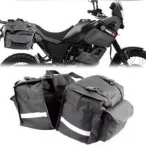 Alforge Bau Bolsa Traseira Universal 40l Motos Black Luxo