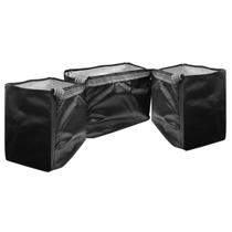 Alforge Bau Mochila Lateral Traseiro Entrega Motoboy Aberto