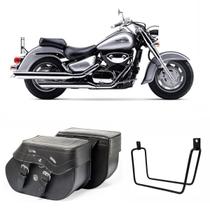 Alforge Bolsa Custom Lateral 30 Litros Com Afastador Suzuki C 1500 Boulevard Alforge Bolsa Custom Lateral 30 Litros Com Afastador Suzuki C 1500 Boulevard