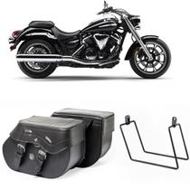 Alforge Bolsa Custom Lateral 30 Litros Com Afastador Yamaha Midnight Star 950