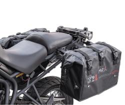 Alforge bolsa lateral soldado capota marítima reforçado impermeavel big trail moto grande Bmw Suzuki Honda Kawasaki Tri