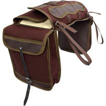 Alforge de Lona com Porta Capa SV3167 - Marrom Alforge de Lona com Porta Capa SV3167 - Marrom