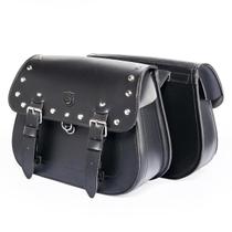 Alforge Lateral Bolsa Custom 18 Litros Com Cravos Para Moto Alforge Lateral Bolsa Custom 18 Litros Com Cravos Para Moto