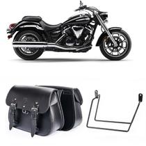 Alforge Lateral Bolsa Custom 18 Litros Com Suporte Yamaha Midnigth Star 950 Alforge Lateral Bolsa Custom 18 Litros Com Suporte Yamaha Midnigth Star 950