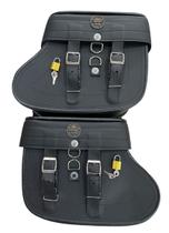 Alforge Lateral Custom Botinha 18 Litros Liso Com Cadeado