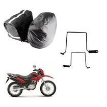 Alforge Nylon C/capa + Afastador Bros 150 09 a 14 Alforge Nylon C/capa + Afastador Bros 150 09 a 14