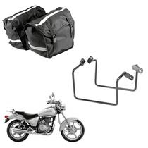 Alforge Nylon C/ Capa + Afastador Dafra Kansas 150 Alforge Nylon C/ Capa + Afastador Dafra Kansas 150