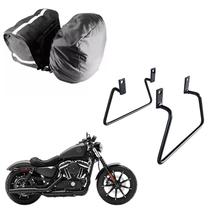 Alforge Nylon C/ Capa + Afastador Hd Sportster 883 Até 2014