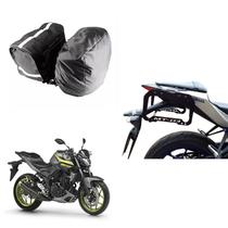 Alforge Nylon Com Capa + Afastador Yamaha Mt 03 320cc Alforge Nylon Com Capa + Afastador Yamaha Mt 03 320cc