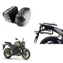 Alforge Nylon Com Capa + Afastador Yamaha Mt 03 320cc