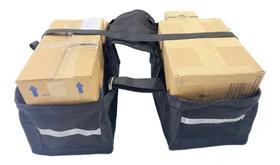 Alforge Para Moto Com Baú Lona Motoboy Cachorro Locco