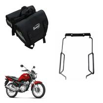 Alforge Universal + Afastador De Alforges Honda Titan 125