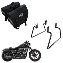 Alforge Universal + Afastador Hd Sportster 883 Até 2014